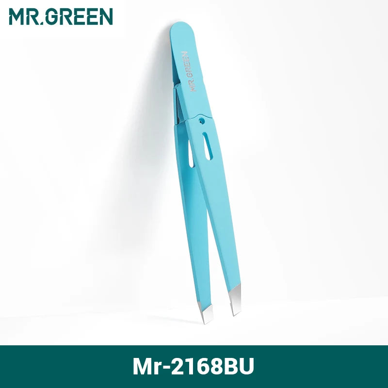 Lustrelle MR.GREEN Eyebrow Tweezer Colorful