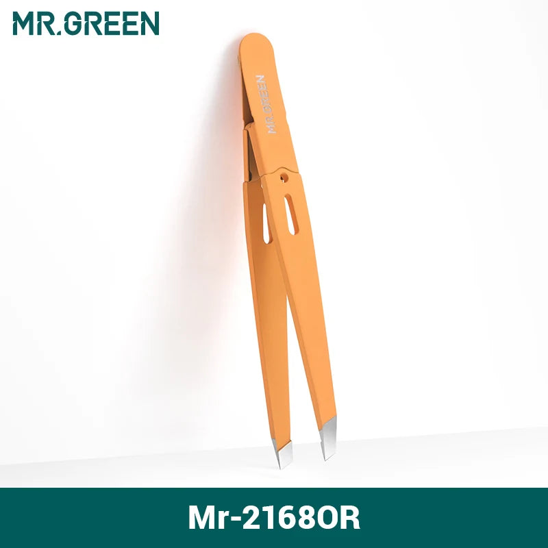 Lustrelle MR.GREEN Eyebrow Tweezer Colorful