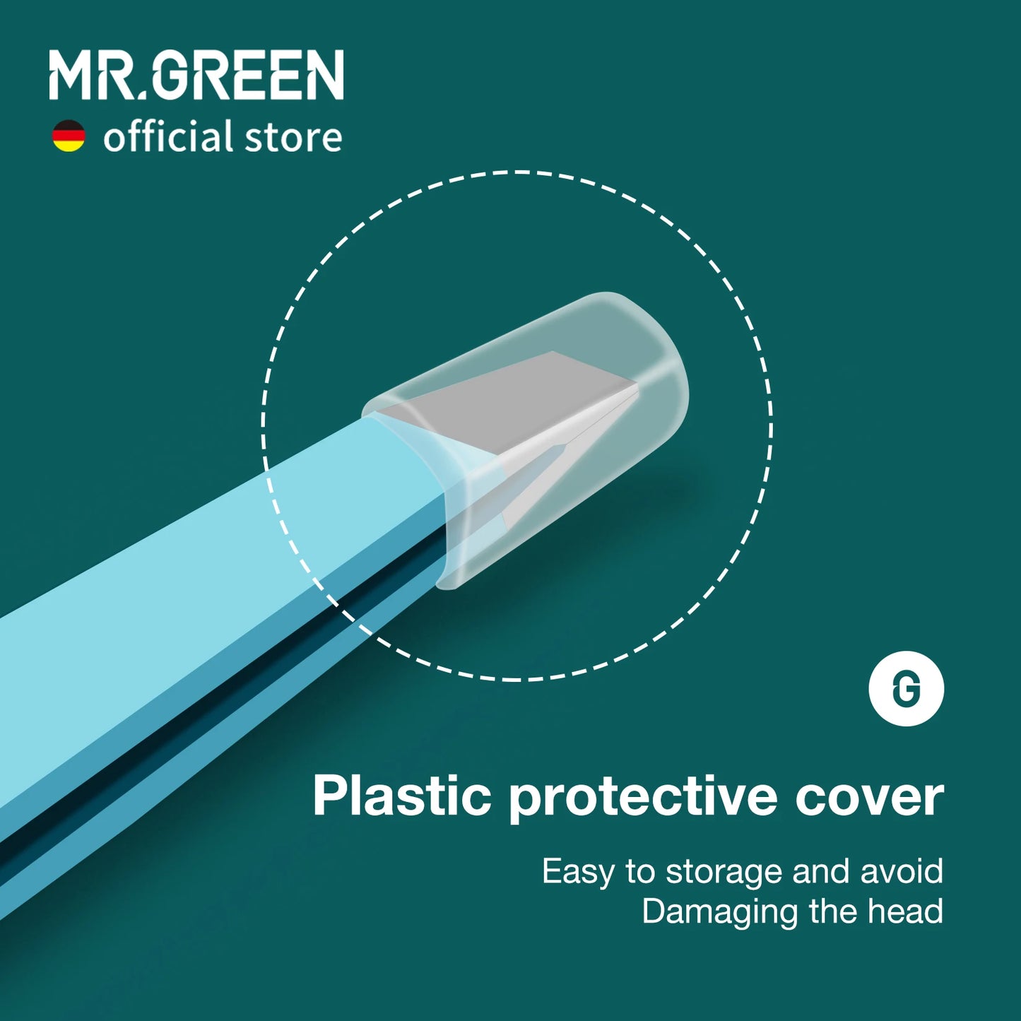 Lustrelle MR.GREEN Eyebrow Tweezer Colorful