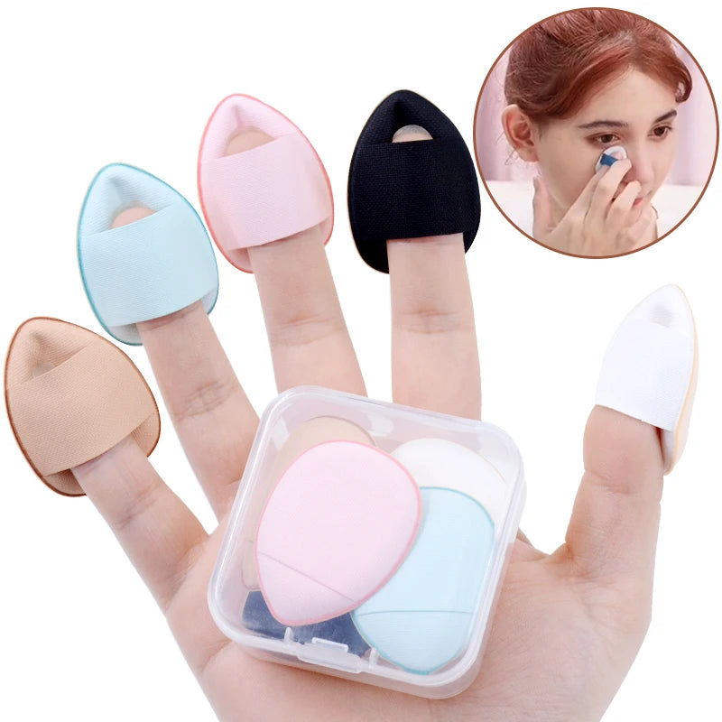 Lustrelle 5/10Pcs Mini Finger Puff Foundation
