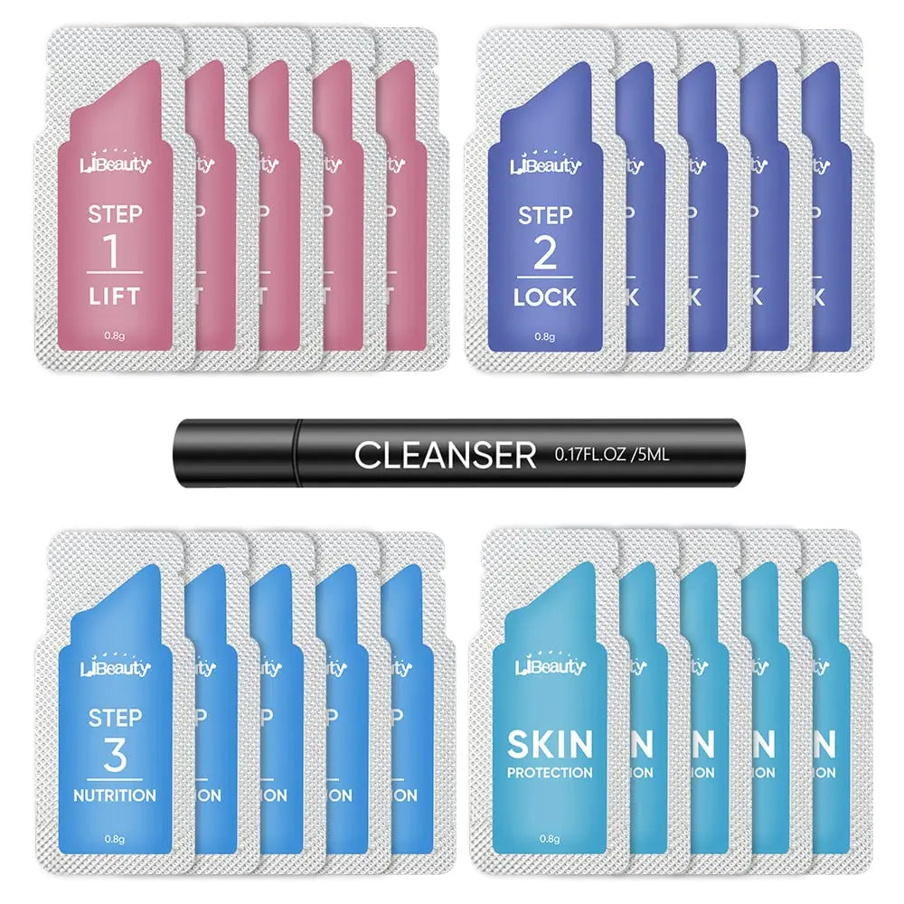 Lustrelle Libeauty 20 Pieces/Lot 10-12 Minutes Sachet Lifting Brow Lamination Kit