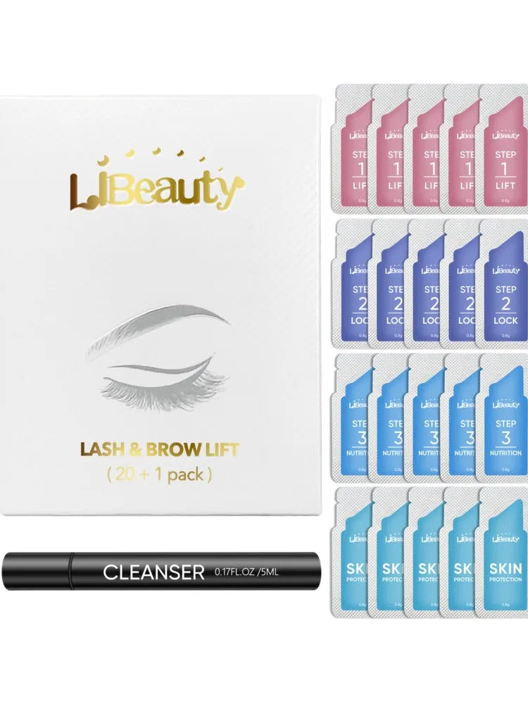 Lustrelle Libeauty 20 Pieces/Lot 10-12 Minutes Sachet Lifting Brow Lamination Kit
