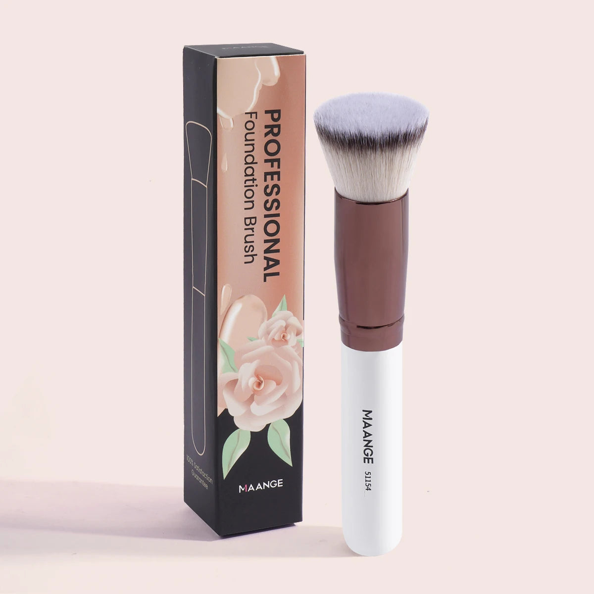 Lustrelle MAANGE 2PCS Foundation Makeup Brush Set Flat