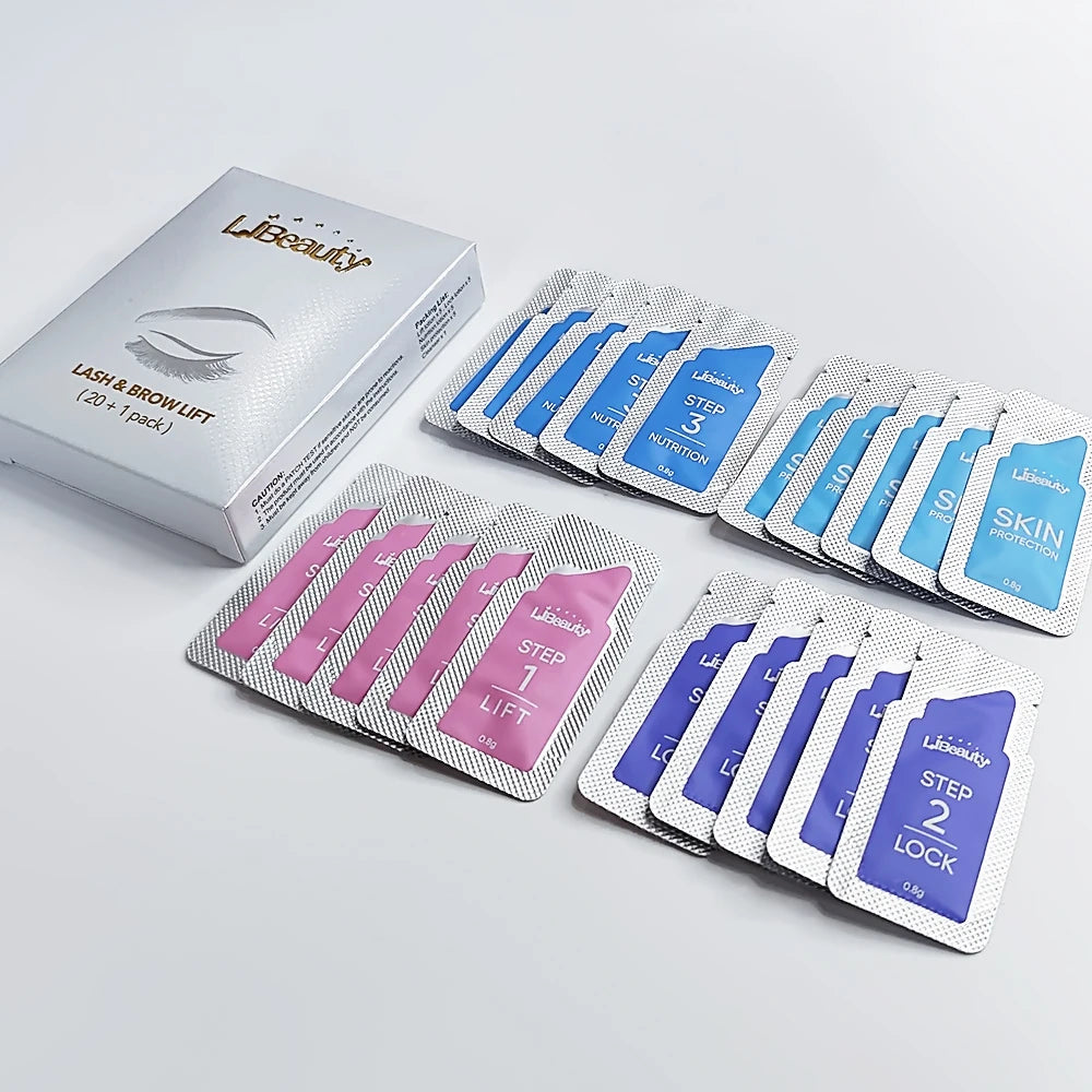 Lustrelle Libeauty 20 Pieces/Lot 10-12 Minutes Sachet Lifting Brow Lamination Kit