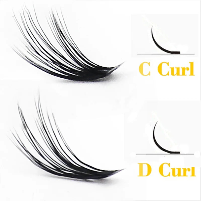 Lustrelle 20D/30D Mink Eyelashes 1 Box/60 Bundles Natural Eyelash extensions
