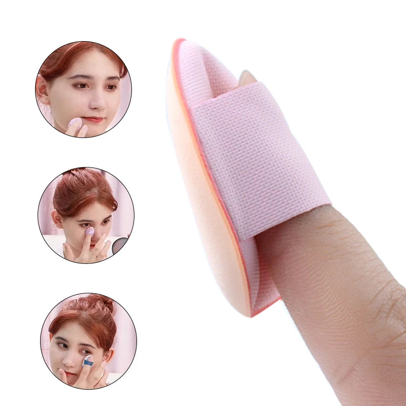 Lustrelle 5/10Pcs Mini Finger Puff Foundation