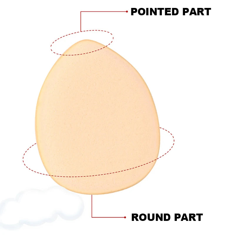 Lustrelle 5/10Pcs Mini Finger Puff Foundation
