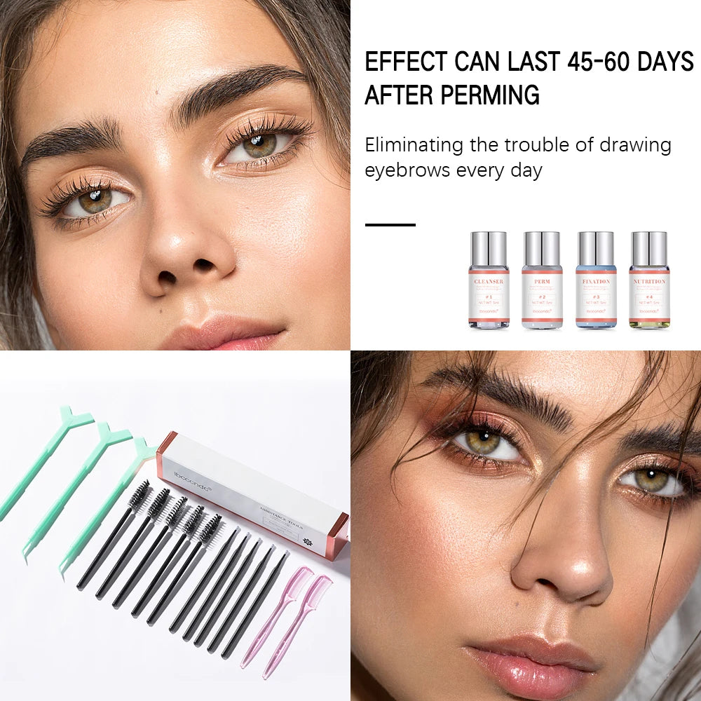 Lustrelle 2 in 1 set eyebrow lamination and eyebrow tinting kit