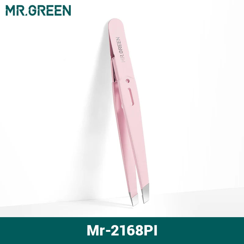 Lustrelle MR.GREEN  Eyebrow Tweezer Colorful