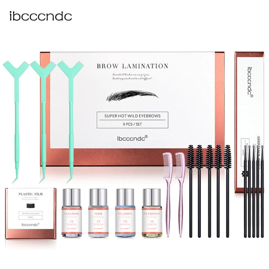 Lustrelle 2 in 1 set eyebrow lamination and eyebrow tinting kit