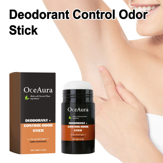Lustrelle Deodorant Antiperspirant Stick Natural Amber Sandalwood