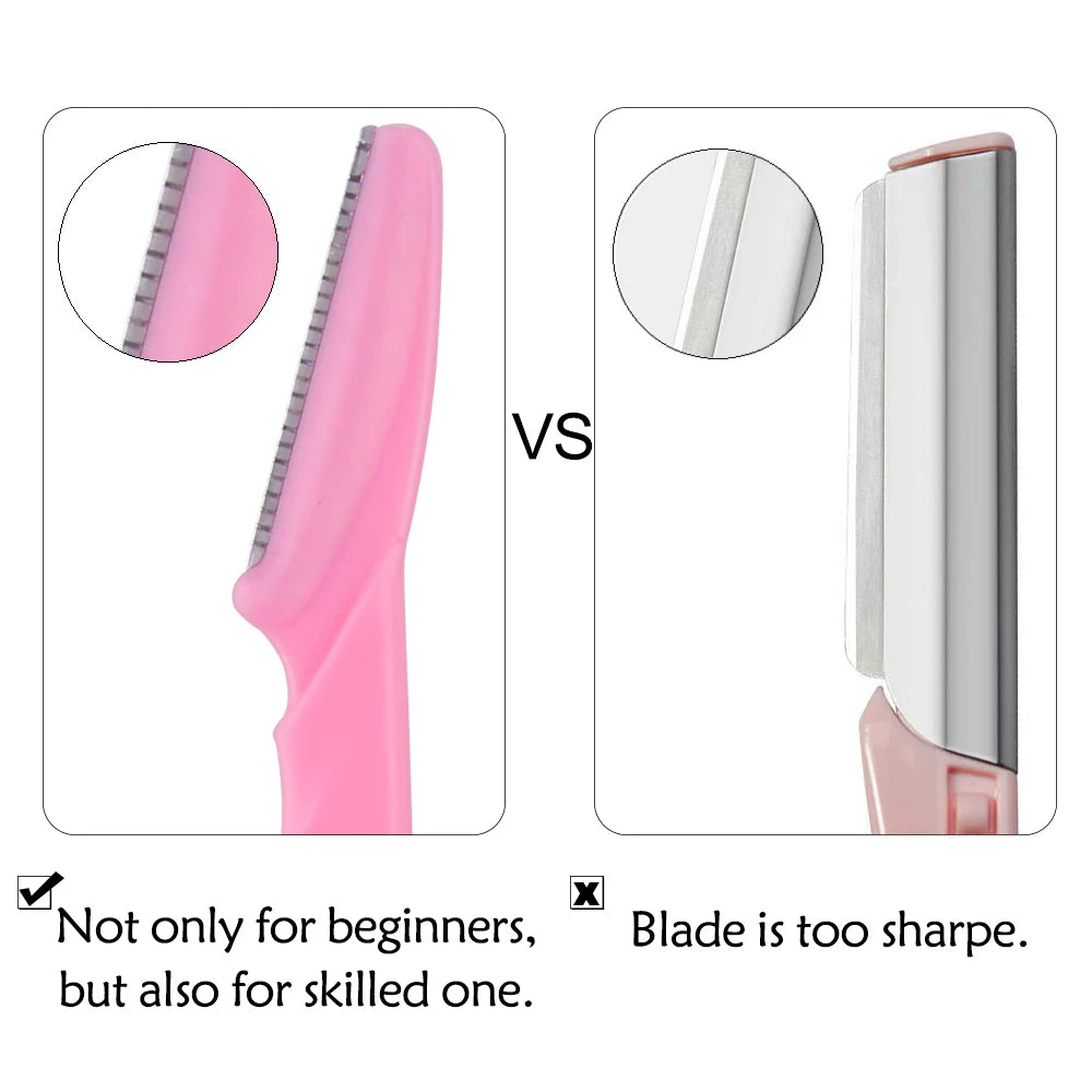 Lustrelle 3/4/10Pcs Eyebrow Trimmer