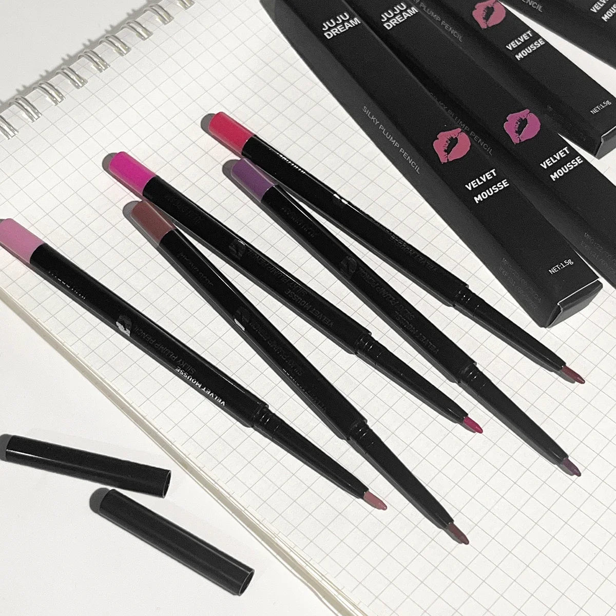 Lip liner, lip brush, lip pencil, one-piece outline, three-dimensional full lip shape, long-lasting and easy to color