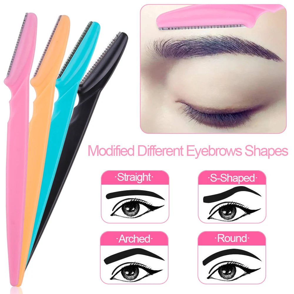 Lustrelle 3/4/10Pcs Eyebrow Trimmer