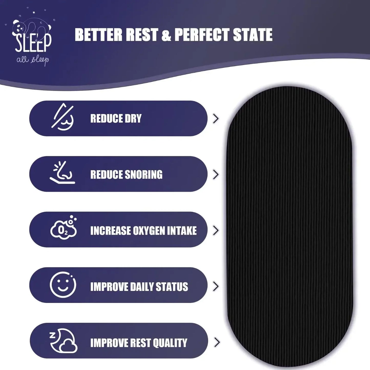 Lustrelle Anti Snoring Sleep Mouth Tape