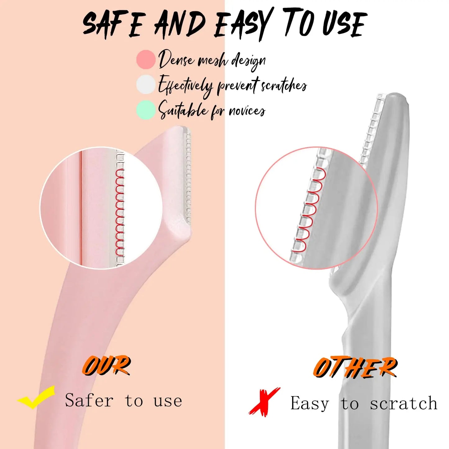 Lustrelle Eyebrow Trimming Knife Eyebrow