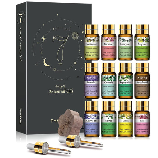 Lustrelle PHATOIL Pure Natural Aromatherapy Essential Oils Set
