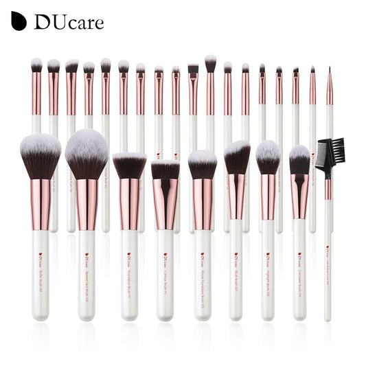 Lustrelle DUcare Professional Makeup Brushes 8-27Pcs