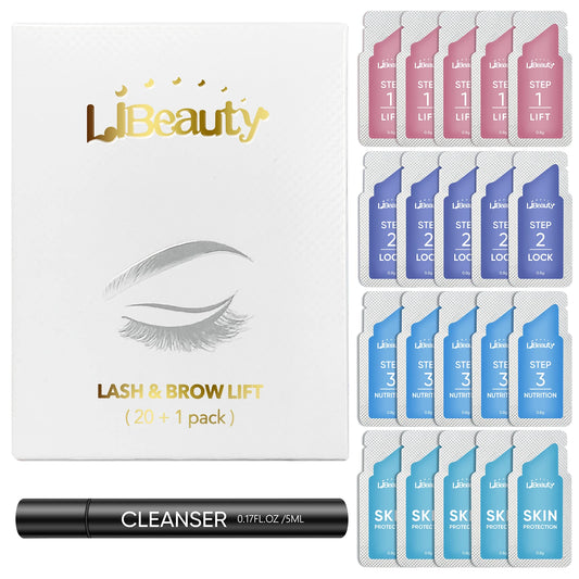 Lustrelle Libeauty 20 Pieces/Lot 10-12 Minutes Sachet Lifting Brow Lamination Kit
